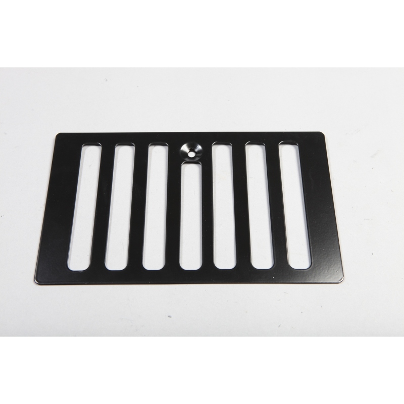 Jeep Wrangler Cowl Vent Cover - Rugged Ridge - Steel, Semi-gloss Finish - Black - `98-`06
